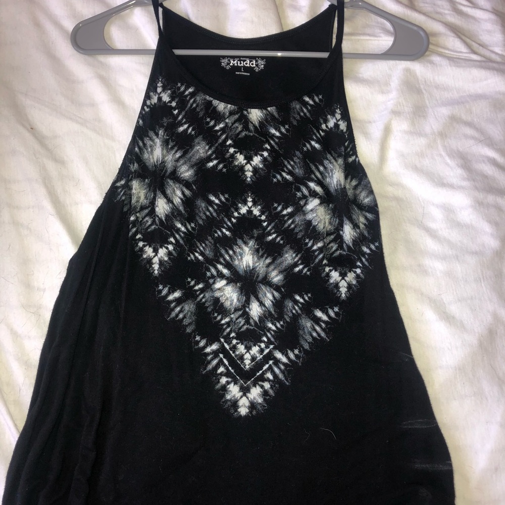 Black tank top